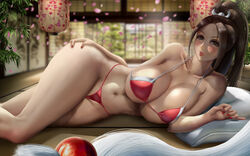 mai shiranui from fatal fury by irouji