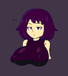 ... 1girls big_breasts breasts bust dark_zixy erect_nipples female genderswap_(mtf) gjoodt nipples_visible_through_clothing purple_eyes purple_hair rule_63 shirt solo solo_focus