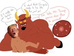 accurate_art_style after_anal after_sex ahe_gao barbed_penis beard big_pecs big_penis blonde_hair blush blushing_profusely breeding chubby_male comedy_central cum_drip cum_in_ass cum_inside cursed digital_media_(artwork) donald_trump english_text gay hearts_around_head hi_res hooves horns ibispaintx impregnation looking_at_partner looking_pleasured looking_up lost_in_pleasure male/male male_only moustache mpreg nerdyaddie orange_skin ovary_penetration overwhelming_pleasure pointy_teeth politician pregnant_male president red_skin satan satan_(south_park) self_upload shitpost south_park speech_bubble sperm_cell sperm_meets_ovum spiky_cock sweat talking_to_another tongue_out what where_is_your_god_now yaoi