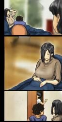 acting_innocent affair almost_caught close_call implied_cheating_(relationship) infidelity kuroneko_smith manipulation obaa-san_no_karada_ga_kimochi_yosugiru_kara tricked