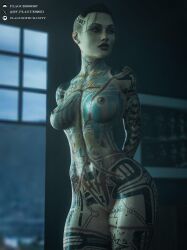 1girls 3d big_ass big_breasts big_thighs bioware breasts curvaceous curvy curvy_figure electronic_arts female full-body_tattoo full_body_tattoo hips huge_ass huge_breasts huge_thighs jack_(mass_effect) large_ass large_breasts large_thighs light_skin mass_effect mature mature_female plague_of_humanity_(artist) slim_waist tattoo tattoos thick thick_hips thick_legs thick_thighs thighs voluptuous waist wide_hips