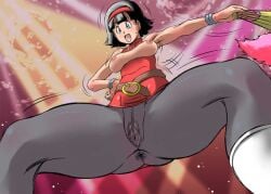 cheating cheating_wife dragon_ball_super videl videl_(dragon_ball_super) videl_(short_hair) viewed_from_below wife