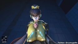 1boy 1boy1girl 1girls 3d alternate_breast_size animated b.va big_boobs breasts clothed clothed_paizuri clothed_sex cumupsfm d.va genji gigantic_breasts huge_cock huge_penis large_ass large_penis latex mp4 nipples_visible_through_clothing no_bra overwatch overwatch_2 paizuri shorter_than_30_seconds shorter_than_one_minute sound straight tagme thick_thighs uncut video wide_hips