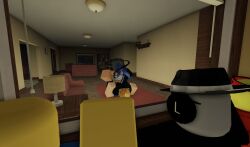 007n7 4boys ass_bigger_than_head back_tattoo back_view big_ass chance_(forsaken) elliot_(work_at_a_pizza_place) facesitting fedora female forsaken_(roblox) larger_female noob roblox roblox_avatar smaller_male spying watching