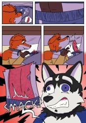 absurd_res accipitrid accipitriform anthro avian big_penis bird breasts canid canine canis clothed clothing comic daddy_kink deep_throat dialogue digital_media_(artwork) domestic_dog duo eagle english_text family feathery fellatio female fox genitals group hi_res humor husky lgbt love male male/female male/male mammal mature_female nordic_sled_dog oral oral_penetration penetration penile penis romantic romantic_couple sagilmito sex simple_background slice_of_life spitz text vein veiny_penis x-ray_view