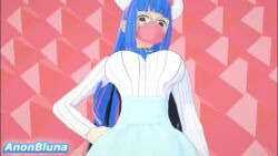 1boy 1boy1girl 1girls 3d animated anonbluna asian asian_female ass_focus ass_up big_ass big_breasts clothed cum cum_inside dancing female female female_on_top female_penetrated hips holding_hips horns huge_ass jack-o_pose mask multicolored_hair on_top one_piece panties panties_aside penis piledriver_position pink_eyes pussy riding riding_penis ripped_clothing tagme twerking ulti_(one_piece) video
