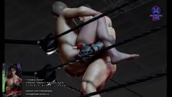 3d abs animated bara bottom:leon_scott_kennedy cinematic crossover domination explicit fighting_ring gay grappling high_quality jin_kazama kazama_jin leon_scott_kennedy looping male_only midnightaxel muscular muscular_male pecs pinning resident_evil striking_tigers submission submissive tagme tattoo tekken top:jin_kazama video wrestling yaoi