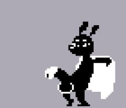 animated anthro balls big_penis black_body digital_media_(artwork) genitals huge_cock iloveslutyshortstax looking_at_viewer male male_only penis pixel_(artwork) pixel_animation rain_world slugcat_(rain_world) swinging_penis