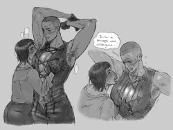 2girls armpit armpit_fetish armpit_hair armpit_licking armpit_sniffing armpits big_breasts breast_grab breasts cleavage daniil_dankovsky genderbent genderswap_(mtf) grabbing grabbing_another's_breast groping groping_breasts huge_breasts large_breasts lesbian_couple lesbian_domination lesbian_focus lesbian_sex muscular muscular_female pathologic pathologic_2 rule_63 size_difference size_play stakh_rubin xn0regiax yuri