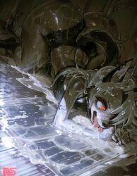 1girls abandoned_building after_sex aidude anthro ass big_ass canine crawling cum cum_drip cum_everywhere cum_in_mouth cum_on_ass cum_on_body cum_on_face cum_on_floor cum_on_hair cum_on_self cum_on_tongue cum_on_upper_body cum_puddle dark demon demon_girl desperation drinking drinking_cum excessive_cum female female_protagonist furry goth goth_girl hellhound helluva_boss huge_ass large_ass licking licking_cum licking_floor loona_(helluva_boss) mind_broken on_all_fours solo western_cartoon wolf wolf_girl