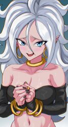 android 21 from dragon ball by takundraws