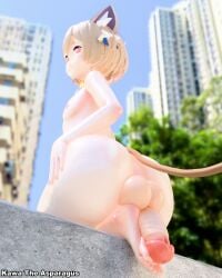1boy 3d 3d_(artwork) absurd_res animal_ears animal_humanoid ass autofootjob balls big_balls big_butt big_penis blender_(artwork) blender_cycles brown_hair cat_ears cat_humanoid catboy digital_media_(artwork) erection feet feet_on_penis felid felid_humanoid feline feline_humanoid felix_argyle femboy feminine_male foot_fetish foot_on_penis foot_play footjob fur genitals glistening glistening_body hair hand_on_butt hi_res huge_balls huge_cock human humanoid humanoid_genitalia humanoid_penis hung_femboy hung_trap kawa_the_asparagus kneeling looking_at_viewer male male_only mammal mammal_humanoid nipples nude penis re:zero_kara_hajimeru_isekai_seikatsu sitting smile solo tail text thick_penis trap