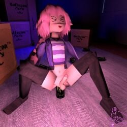 1boy anal_insertion anal_masturbation anal_object_insertion anal_sex astolfo_(fate) balls black_stockings box boy crossdressing dick energy_drink fate/grand_order fate_(series) femboy gay mainekotter male male_focus monster monster_energy monster_energy_drink nude nude_male penis pink_hair school_uniform sexy sick silly sitting sitting_on_box solo solo_male stockings trap