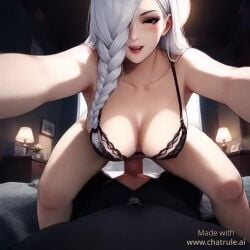 ai_generated cowgirl cowgirl_position cowgirl_position male/female mei_mei naked_female no_sound penis_in_pussy pov pov_eye_contact pov_male riding riding_penis tagme vagina vaginal_penetration vaginal_sex video