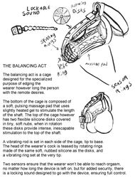 balls bdsm_gear black_and_white chastity chastity_cage chastity_device contraption_concept edging english_text genitals hi_res lock male male_urethral_insertion monochrome orgasm_control orgasm_denial penetration penile penis petpolaris sex_toy simple_background sounding technology text urethral urethral_insertion urethral_penetration vibrator vibrator_on_penis white_background