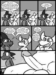2025 2_horns anthro anthro_on_anthro big_penis blush claws comic cute_fangs demon dragon duo ellipsis emerald_(ultilix) erection esd european_mythology fangs finger_claws genitals greyscale grin hands_on_legs horn humanoid_genitalia humanoid_penis imminent_sex interspecies male male/male monochrome motion_lines mythological_creature mythological_scalie mythology nipples onomatopoeia penis scalie sharp_teeth shoulder_grab slightly_chubby slightly_chubby_anthro slightly_chubby_male smile sound_effects teeth text throbbing throbbing_penis to-be-named-later ultilix western_dragon