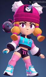 3d ai_generated bibi bibi_(brawl_stars) brawl_stars female hackwork