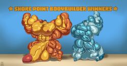balls bodybuilder furry gay hyper hyper_balls hyper_cock hyper_genitalia hyper_penis hyper_testicles male male_only muscles muscular muscular_arms muscular_male muscular_thighs penis regnar testicles under_the_boardwalk