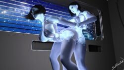 cortana from halo (game) by suefantasy3dx