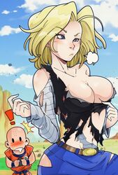 android 18 from dragon ball by delux