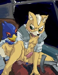 censored falco_lombardi fox_mccloud fur male_only nintendo star_fox uo