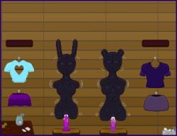 ahe_gao award bad_end bear black_body blue_border bodily_fluids border clothing dildo duo faceless_character female female/female giant_panda identity_death lagomorph latex leporid limbless looking_pleasured lube mammal milky_rivas milkybun29 nude orgasm penetrable_sex_toy rabbit sex_toy tears trapped trophy