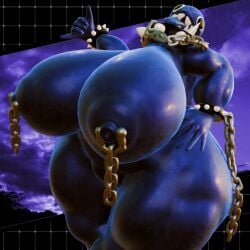 3d_(artwork) anthro areola ass big_areola big_breasts big_butt breasts bunnycurves chain_chomp collar digital_media_(artwork) female gigi_(thecoatl034) hi_res huge_areola huge_breasts huge_butt huge_hips huge_thighs hyper hyper_ass hyper_breasts hyper_butt hyper_thighs mario_(series) mario_bros nintendo nipple_piercing nipples piercing pubic_mound puffy_areola puffy_nipples scar sharp_teeth solo spiked_collar spikes teeth thick_thighs wide_hips