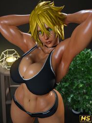 tia harribel from bleach by hagiwara studio