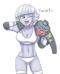 1female 1girls 2019 abs american_flag armwear armwear_only belly belly_button black_fingerless_gloves champion championship_belt character_name cleavage crossover digital digital_art digital_drawing_(artwork) digital_media digital_media_(artwork) elbow_pads equestria_girls female female_focus female_only female_solo fingerless_gloves fit fit_female gray_skinned_female grey_skin hasbro holding_object kneesocks limestone_pie limestone_pie_(mlp) looking_at_object looking_pleasured mma_gloves my_little_pony my_little_pony_equestria_girls navel shinsuke_nakamura shiny shiny_boobies shiny_boobs shiny_breasts shiny_hair shiny_skin shiny_thighhighs shiny_thighs shiny_tits shiny_titties smile smiley_face smiling solo solo_female solo_focus sumin6301 thigh_gap thigh_highs thighhighs thighs title_belt tomboy white_background white_bikini white_bikini_bottom white_bikini_only white_bikini_top white_hair wink winking winking_eye wrestling_belt wrestling_outfit wwe wwe_diva wwe_united_states_championship_belt yellow_eyes yellow_eyes_female