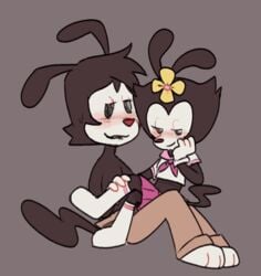 animaniacs dirtyytoons dot_warner incest male/female schoolgirl straight yakko_warner