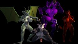 16:9 2_heads 2boys 2girls 4k absurd_res anthro auni_n_anubis balls big_breasts bodily_fluids breasts canid canine canis clothing cobra_dragon cum deamon_cat demon diphallia diphallism duo erection execution fedora female genital_fluids genitals group gun hat headgear headwear hi_res hybrid jon1paul1jones420! male male/male mama_snake mammal multi_balls multi_genitalia multi_head multi_penis muscular muscular_male nipples nude penis po8_luger ranged_weapon simple_background stomping straight weapon widescreen wolf