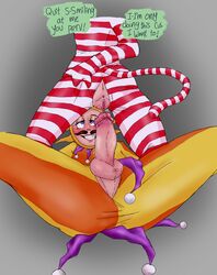 anus ass_shot ass_spread asshole balls big_ass cuntboy dynamic_pose father_and_son fully_clothed incest intersex papi_(popee_the_performer) penis popee_(popee_the_performer) popee_the_performer pussy pussy_juice red_and_white vaginal_sex