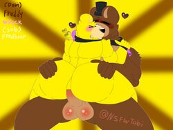 4:3 animated five_nights_at_freddy's five_nights_at_freddy's_3 fnaf_bare_club_(version) fredbear_(fnaf) freddy_(fnaf) hi_res lusttobi male male/male male_only mammal short_playtime ursid video_games yaoi