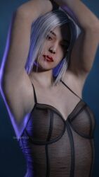 3d dbd dead_by_daylight lingerie lucosmico
