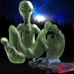 2016 3boys alien alien_boy alien_humanoid big_talk_pictures classic_alien male male_only paul_(film) paul_(paul) relativity_media sythefox_(artist) universal_pictures universal_studios working_title_films
