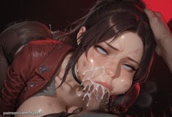 1boy 1girl ai_generated alternate_version_at_source big_ass big_breasts big_butt big_hips breasts breasts_out brown_hair child_bearing_hips claire_redfield cum cumming deepthroat dirty hips_wider_than_shoulders huge_ass huge_breasts hypet motion_lines nipples puffed_cheeks resident_evil resident_evil_code_veronica sex shiny shiny_skin short_hair simple_background steam steaming_body tagme thick thick_ass thick_hips thick_legs thick_thighs thighs wide_hips