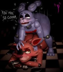 2boys ahe_gao ahegao anal anal_penetration anal_sex angry angry_expression animatronic animatronic_male animatronics anus_peek arms_crossed artist_request ass big_ass big_thighs blush blushing bonnie_(fnaf) bottom_on_top bowtie bunny bunny_boy clapping_ass clapping_butt clapping_cheeks eyes_rolling_back fast_thrusts five_nights_at_freddy's fox fox_boy fox_ears fox_humanoid foxy_(fnaf) fucking fucking_ass fucking_good_and_hard gay gay_anal gay_sex growling head_on_arm hearts hearts_around_head laying_on_stomach moaning moaning_in_pleasure on_floor part_1 part_of_a_set pounding_ass prone prone_bone prone_bone_position prone_position robot robot_boy robot_humanoid secretly_loves_it silent_sub switch yaoi