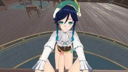 3d deepthroat femboy genshin_impact pov venti_(genshin_impact)
