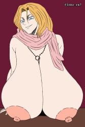 bleach blue_eyes orange_hair rangiku_matsumoto