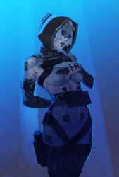 assassin_(marathon) genderbend genderswap_(mtf) grabbing_own_breast grozanu_(artist) illustration rule_63