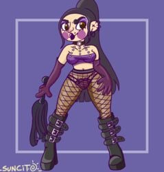 black_hair delfina dominatrix eyelashes floricienta gothic