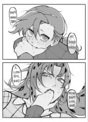 diavolo fingers fingers_in_another's_mouth fingers_in_mouth hands jojo's_bizarre_adventure sucking vento_aureo vinegar_doppio