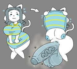 1futa big_balls big_penis darkened_genitalia exposed exposed_breasts exposed_penis exposing exposing_self fat_balls flies_for_smell futanari hyper hyper_penis lifting_shirt massive_penis milkbuni musk musk_clouds musky_cock penis_bigger_than_body smell smelly smelly_cock solo solo_futa steam steamy steamy_penis temmie_(undertale) undertale veiny_penis