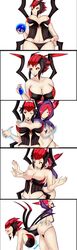 absorption absorption_vore ass_expansion assimilation breast_expansion elise_kythera_zaavan fusion league_of_legends merging shiftingfun shyvana struggling transformation vore xayah