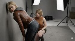 2girls 3d 3d_animation ai_generated ashley_graham ashley_graham_(ella_freya) ass ass_worship blonde-haired_female blonde_female blonde_hair booty butt_worship capcom clothing grace_ashcroft grace_ashcroft_(julia_pratt) grok huge_ass jacket kissing_butt licking_ass licking_butt looking_back mp4 panties pants_down photoshoot resident_evil resident_evil_4 resident_evil_4_remake resident_evil_9:_requiem sound tagme thicc_ass thick_ass video white_panties yuri