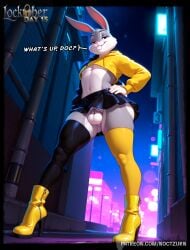 bugs bunny from looney tunes by noctzurn