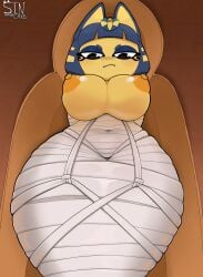 ankha from animal crossing by sinamoncake1