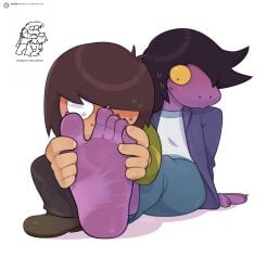 kris (deltarune) from deltarune by staerk