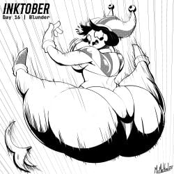 1girls ass ass_cleavage big_ass boots bottom_heavy bubble_butt butt_crack clothing falling fat_ass female female_only huge_ass inktober jester jester_hat large_ass massive_ass mrmelted png pomni_(the_amazing_digital_circus) solo the_amazing_digital_circus thick_ass thick_thighs thunder_thighs wide_hips