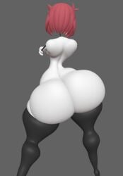 3d 3d_model ass big_ass crossed_arms cyanu dra111_(artist) dragon316 ellie_rose ellie_rose_(cyanu) henry_stickmin_(game) huge_ass hyper hyper-thin_waist innersloth large_ass model red_hair sfm source_filmmaker stickfigure stickman stickwoman thick_ass thick_thighs